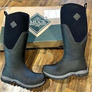 The Muck Boot Company Black Arctic Sport II Tall Boots Size 10 US Regular $190.